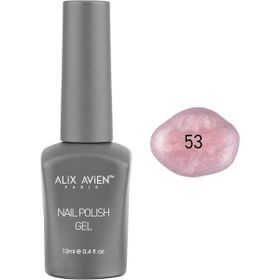 Alix Avien Işıltılı 53 12 ml Açık Pembe Kalıcı Oje