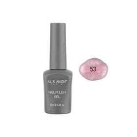 Alix Avien Işıltılı 53 12 ml Açık Pembe Kalıcı Oje