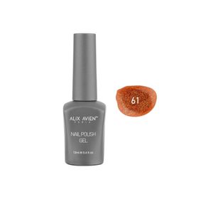 Alix Avien Işıltılı Turuncu Nail Uv Gel Polish 61 12 ml Kalıcı Oje