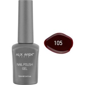Alix Avien Kahverengi Bordo Nail Uv Gel Polish 105 12 ml Kalıcı Oje