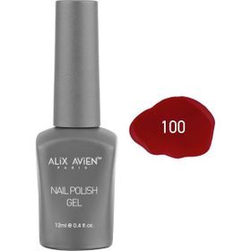 Alix Avien Koyu Kırmızı Nail Uv Gel Polish 100 12 ml Kalıcı Oje