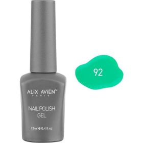 Alix Avien Koyu Yeşil Nail Uv Gel Polish 92 12 ml Kalıcı Oje