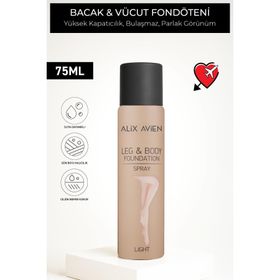 Alix Avien Light 75 ml Bronzlaştırıcı Etkili Çatlak Ve Görünümü Önleyici Sprey Fondöten