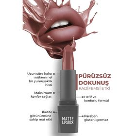 Alix Avien Matte 409 Rose Apricot Ruj