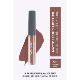 Alix Avien Matte 501 Caramel Nude Likit Ruj