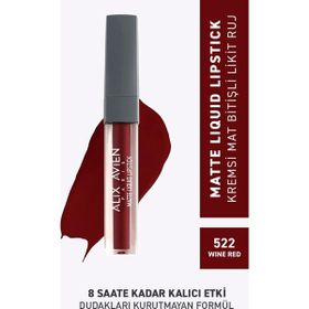Alix Avien Matte 522 Wine Red Likit Ruj