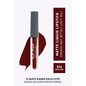 Alix Avien Matte 524 Ruby Red Likit Ruj