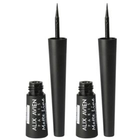 Alix Avien Matte Line Waterproof Çabuk Kuruyan Siyah 2 Adet Eyeliner