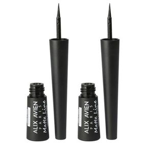 Alix Avien Matte Line Waterproof Çabuk Kuruyan Siyah 2 Adet Eyeliner
