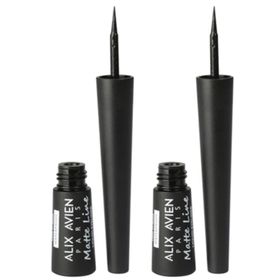 Alix Avien Matte Line Waterproof Çabuk Kuruyan Siyah 2 Adet Eyeliner