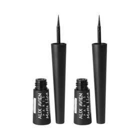 Alix Avien Matte Line Waterproof Çabuk Kuruyan Siyah 2 Adet Eyeliner