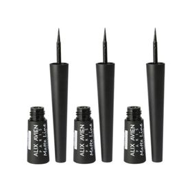Alix Avien Matte Line Waterproof Çabuk Kuruyan Siyah 3 Adet Eyeliner