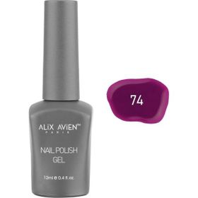 Alix Avien Mor Pembe Nail Uv Gel Polish 74 12 ml Kalıcı Oje