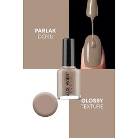 Alix Avien Nail Lacquer 87 Nude Kahve Oje