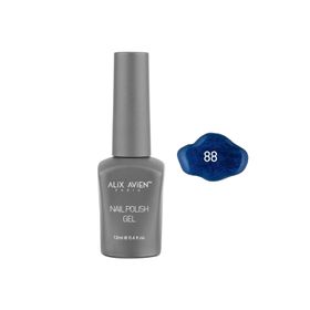 Alix Avien Nail Uv Gel Polish 88 12 ml Işıltılı Lacivert Kalıcı Oje