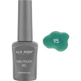 Alix Avien Nail Uv Gel Polish 95 12 ml Işıltılı Yeşil Kalıcı Oje