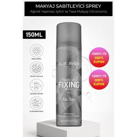 Alix Avien No Gas Makeup Fixing Sprey 150 ml Makyaj Sabitleyici Sprey