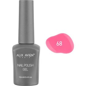 Alix Avien Pembe Nail Uv Gel Polish 68 12 ml Kalıcı Oje