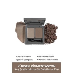 Alix Avien Perfect Fix Brow Palette 703 Koyu Kahve Kaş Farı