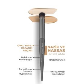 Alix Avien Round Oval Yapılı Kapatıcı Fırçası