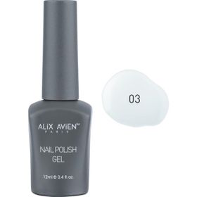 Alix Avien UV Kalıcı 03 İnci Beyaz Jel Oje