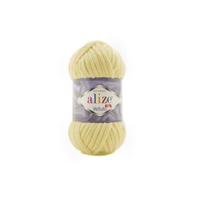 Alize 013 Açık Sarı 100 gr Velluto El Örgü İpi
