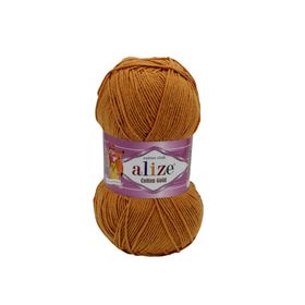 Alize 02 Hardal 5'li Cotton Gold El Örgü İpi