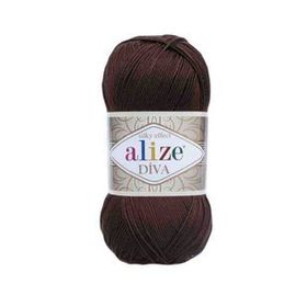 Alize 026 Kahve Diva El Örgü İpi