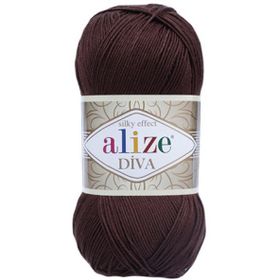 Alize 026 Kahve Diva El Örgü İpi