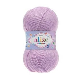 Alize 027 Lila Şekerim Bebe El Örgü İpi