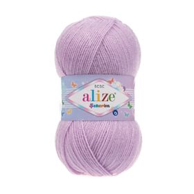 Alize 027 Lila Şekerim Bebe El Örgü İpi