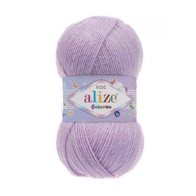 Alize 027 Lila Şekerim Bebe El Örgü İpi