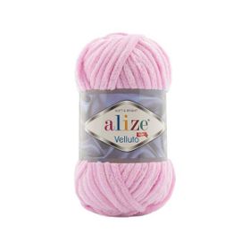 Alize 031 Bebe Pembe Velluto 100 gr El Örgü İpi