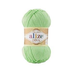 Alize 041 Açık Yeşil Diva El Örgü İpi