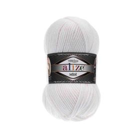 Alize 055 Beyaz Superlana Midi El Örgü İpi