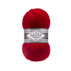 Alize 056 Kırmızı Superlana Tığ El Örgü İpi