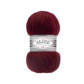 Alize 057 Bordo Superlana Tığ El Örgü İpi