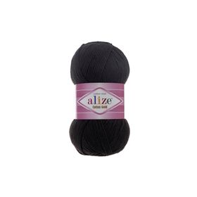 Alize 060 Siyah Cotton Gold El Örgü İpi