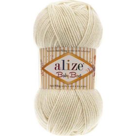 Alize 062 Baby Best Açık Krem El Örgü İpi