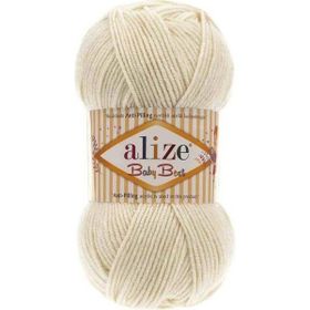 Alize 062 Baby Best Açık Krem El Örgü İpi