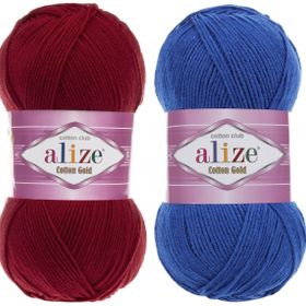 Alize 098 Pembe Cotton Gold El Örgü İpi