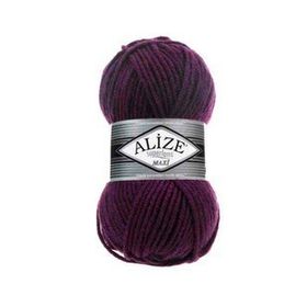 Alize 111 100 gr Mürdüm Superlana Maxi El Örgü İpi