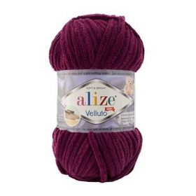 Alize 111 Mürdüm Velluto 100 gr El Örgü İpi