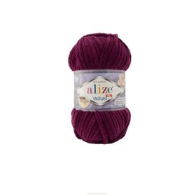 Alize 111 Mürdüm Velluto 100 gr El Örgü İpi