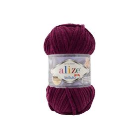 Alize 111 Mürdüm Velluto 5 Adet 100 gr El Örgü İpi