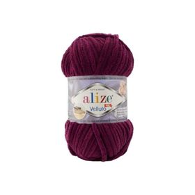 Alize 111 Mürdüm Velluto 5 Adet 100 gr El Örgü İpi