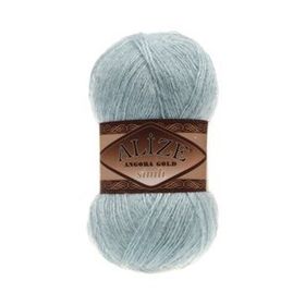Alize 114 mint 5'li Angora Gold Simli El Örgü İpi (5 Li Paket)