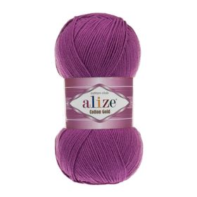 Alize 122 mürdüm 5'li Cotton Gold El Örgü İpi