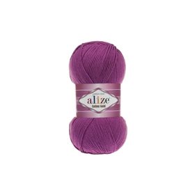 Alize 122 Mürdüm Cotton Gold El Örgü İpi