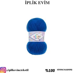 Alize 141 Saks Şekerim Bebe 100 gr El Örgü İpi